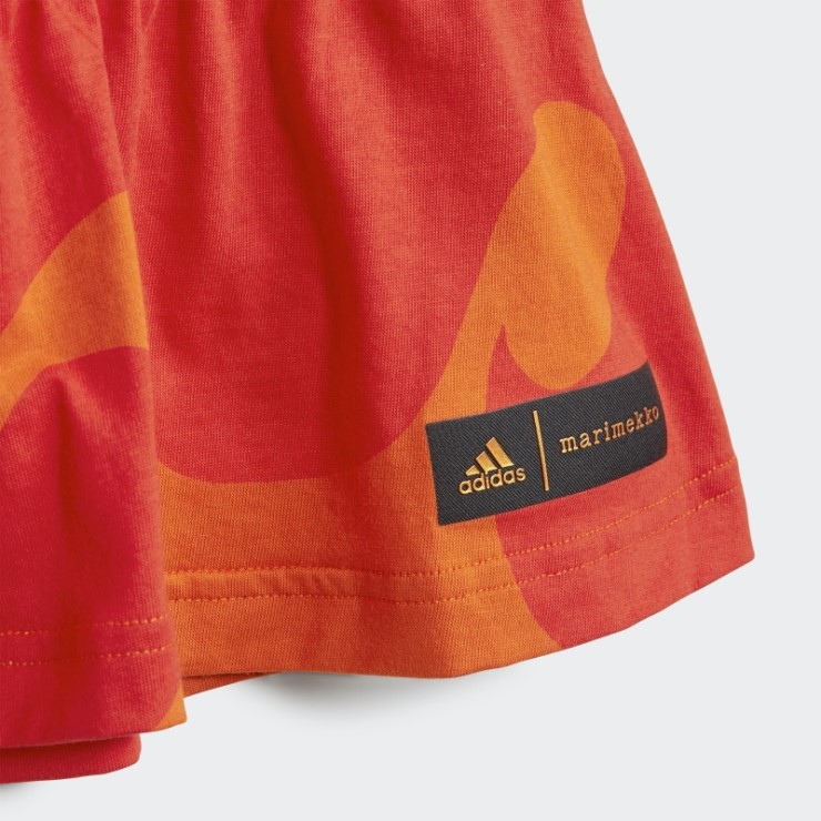 Adidas Marimekko Vestido Naranja