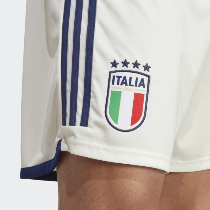 Adidas Pantalón Italia 23 Segunda Equipación Blanco