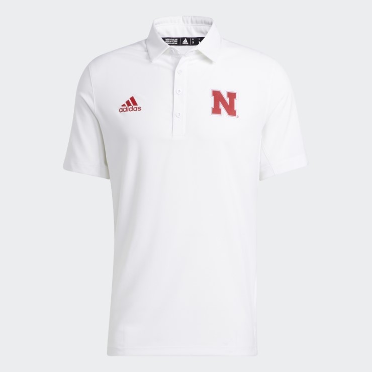 Adidas Polo De Entrenadores De Estadio Rojo