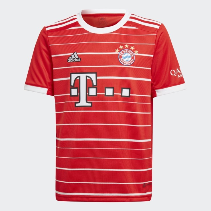 Camiseta Fc Bayern 22/23 Primera Equipación Roja Adidas Caliente