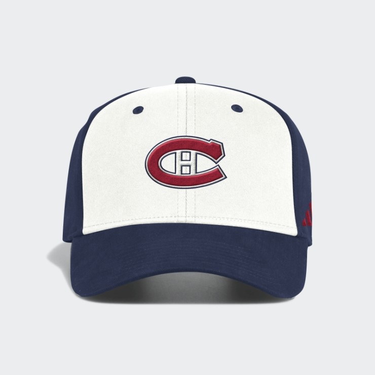Canadiens Slouch Stretch Sombrero Blanco Adidas