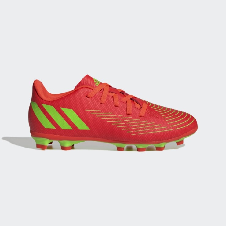 Adidas Predator Edge.4 Tacos De Suelo Flexibles Rojos