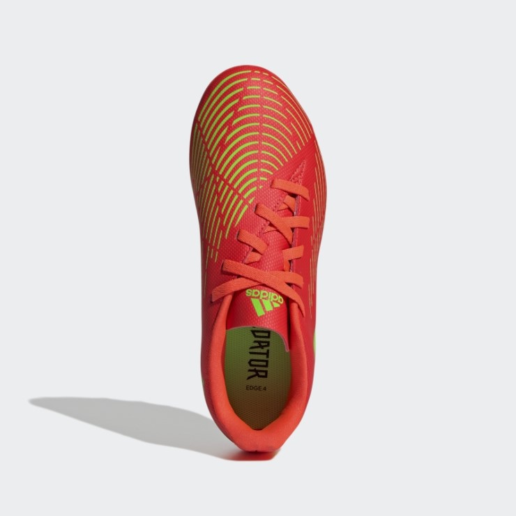 Adidas Predator Edge.4 Tacos De Suelo Flexibles Rojos