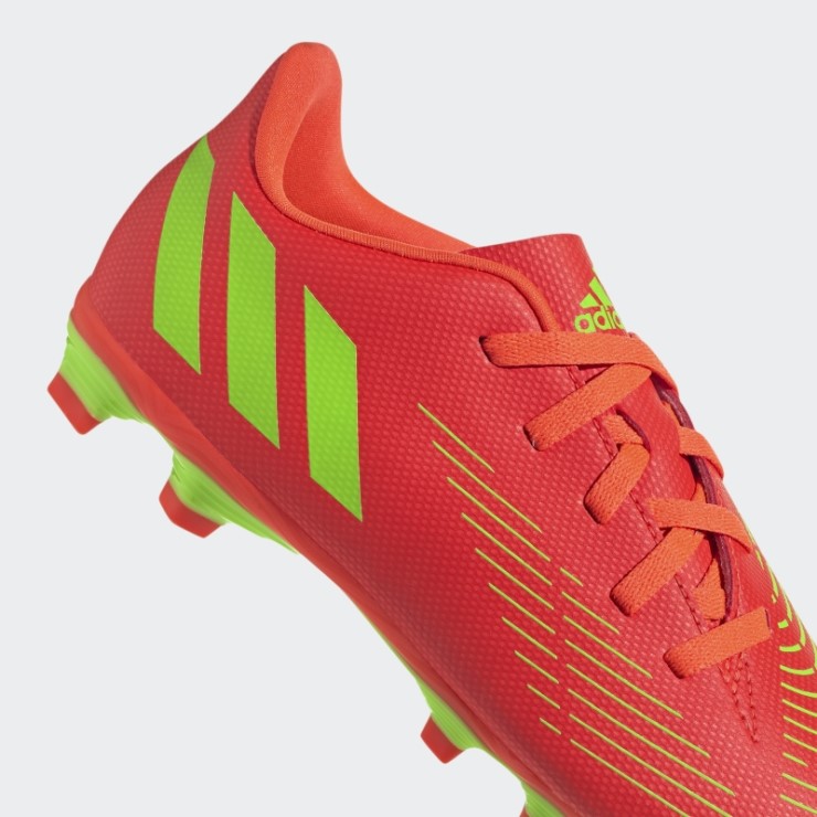 Adidas Predator Edge.4 Tacos De Suelo Flexibles Rojos