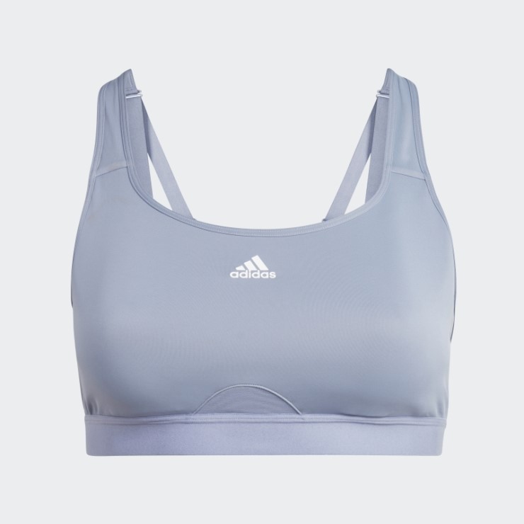 Sujetador De Entrenamiento De Alta Sujeción Adidas Tlrd Move Violeta Plateado (talla Grande)