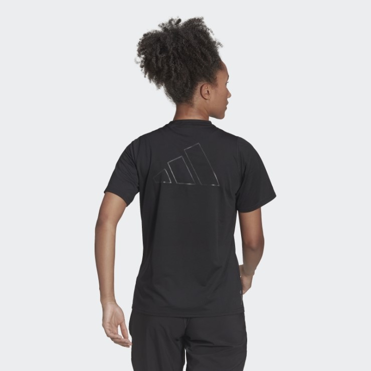 Camiseta Adidas Run Icon Running Negra