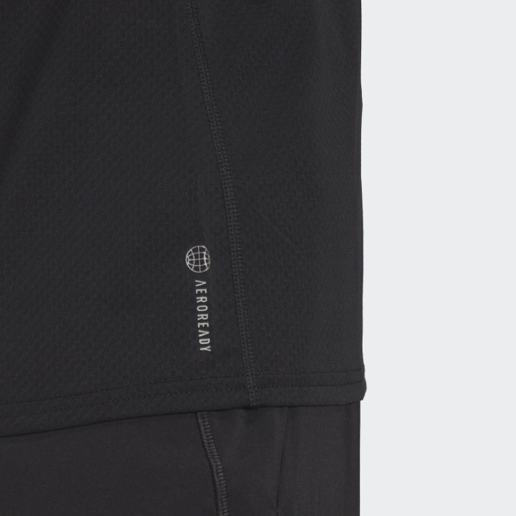 Camiseta Adidas Run Icon Running Negra