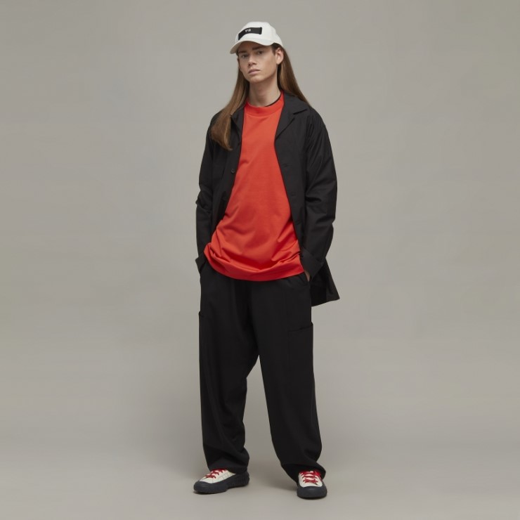 Hot Y-3 Camiseta De Manga Corta Con 3 Rayas Adidas