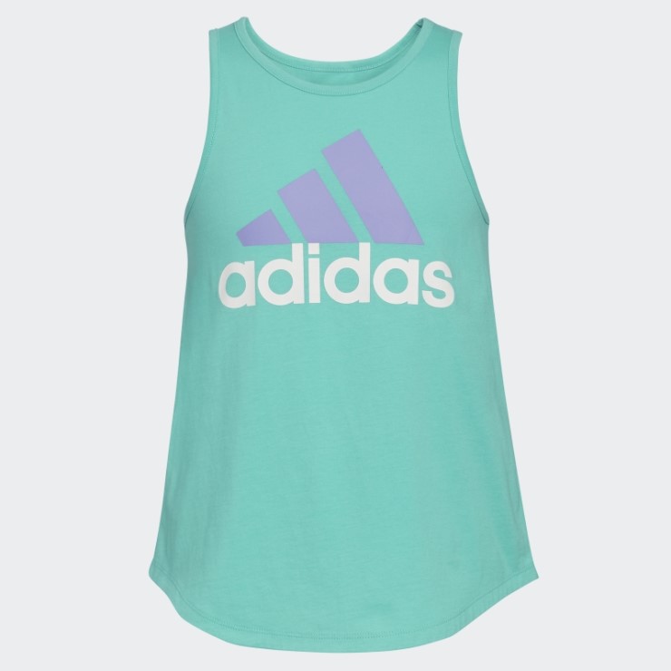 Mint Rush Adidas Camiseta Sin Mangas Con Dobladillo Redondeado