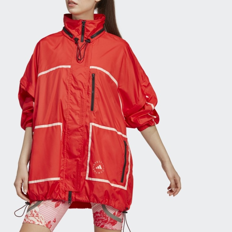 Rojo Adidas Por Stella Mccartney Truenature Packable Chaqueta Caliente