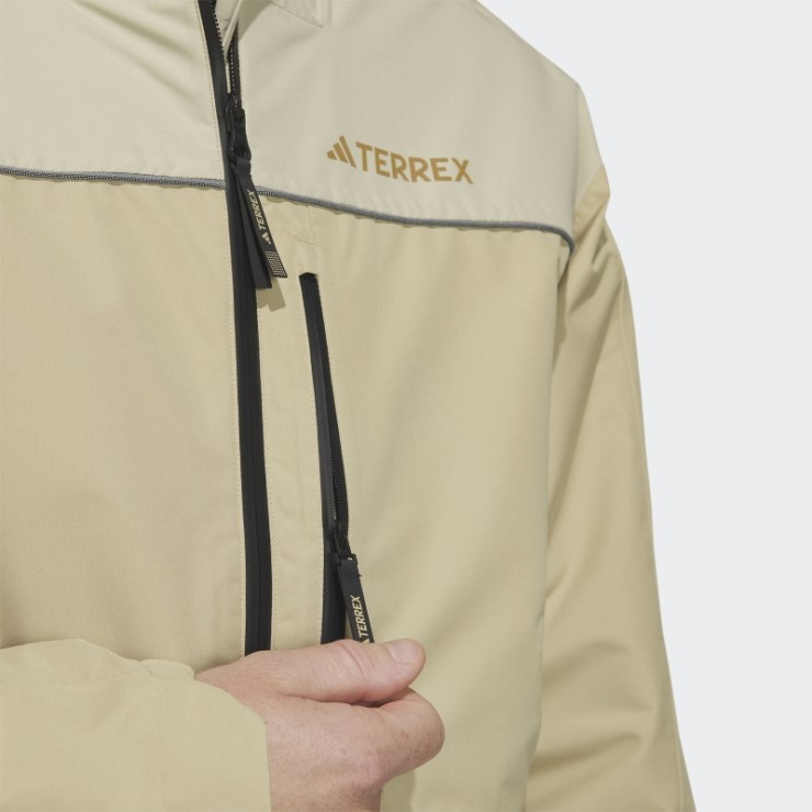 Chaqueta Adidas Utilitas 3 En 1 Tono Beige