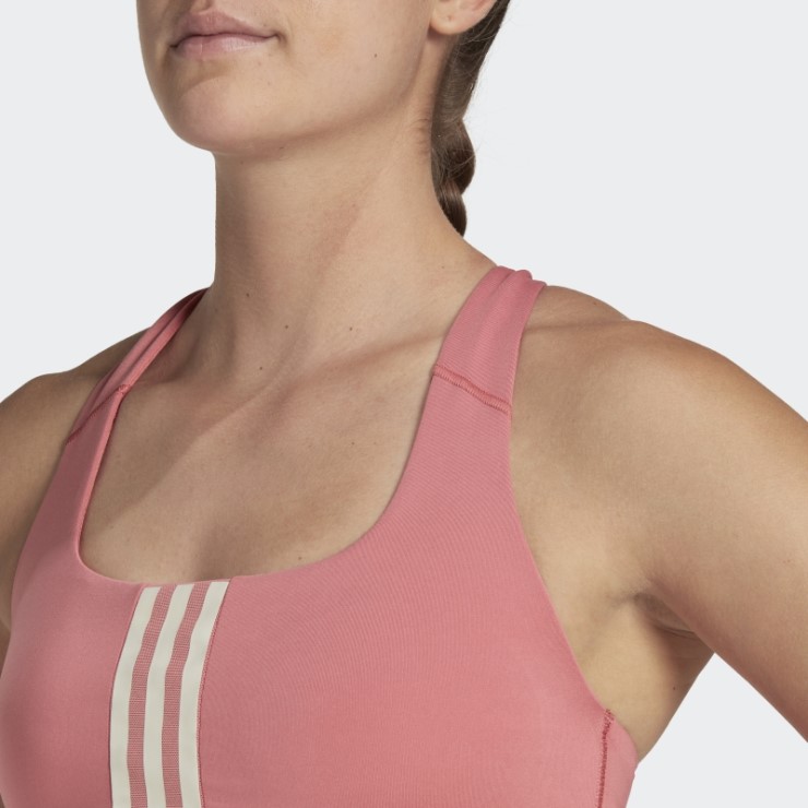 Sujetador De Entrenamiento De Sujeción Media Powerimpact Rojo De Adidas