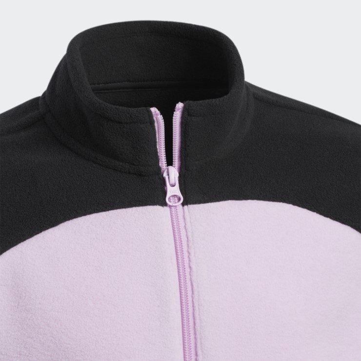 Chamarra De Golf Adidas Colorblock Negra