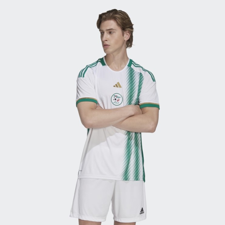 Camiseta Adidas Argelia 22 Primera Equipación Blanca
