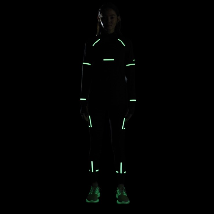 Adidas X-city Leggins De Running De Longitud Completa En Negro Fast Impact Reflect At Night