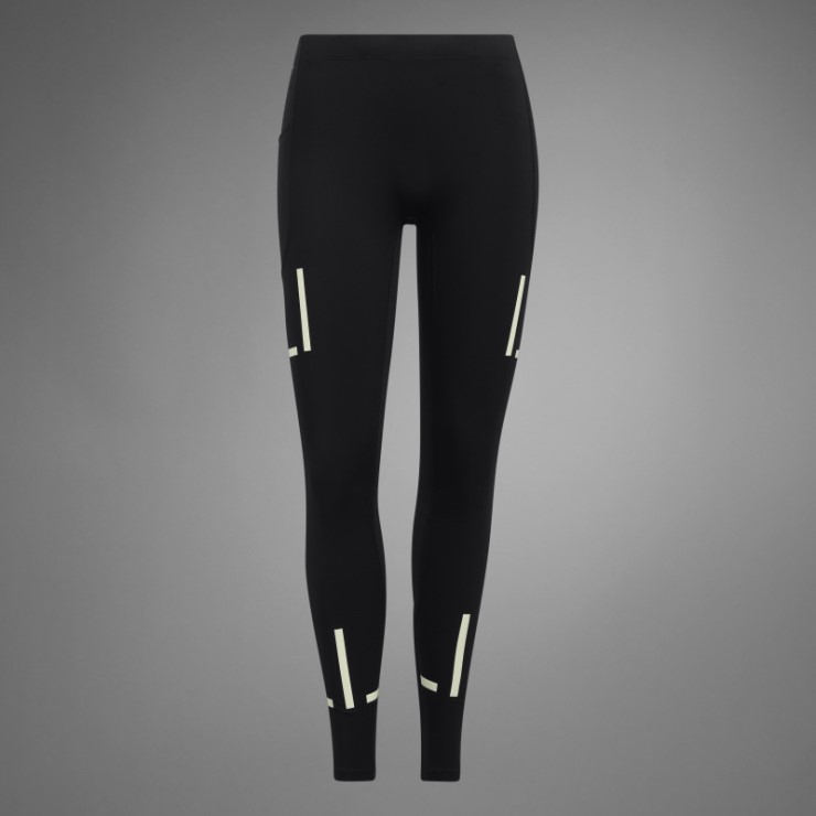 Adidas X-city Leggins De Running De Longitud Completa En Negro Fast Impact Reflect At Night