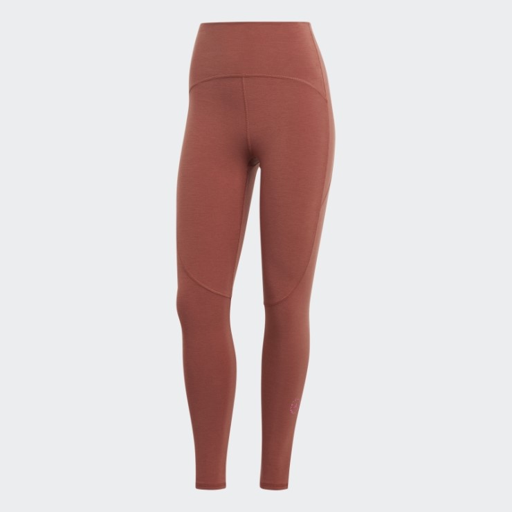 Sepia Adidas By Stella Mccartney 7/8 Polainas De Yoga Caliente