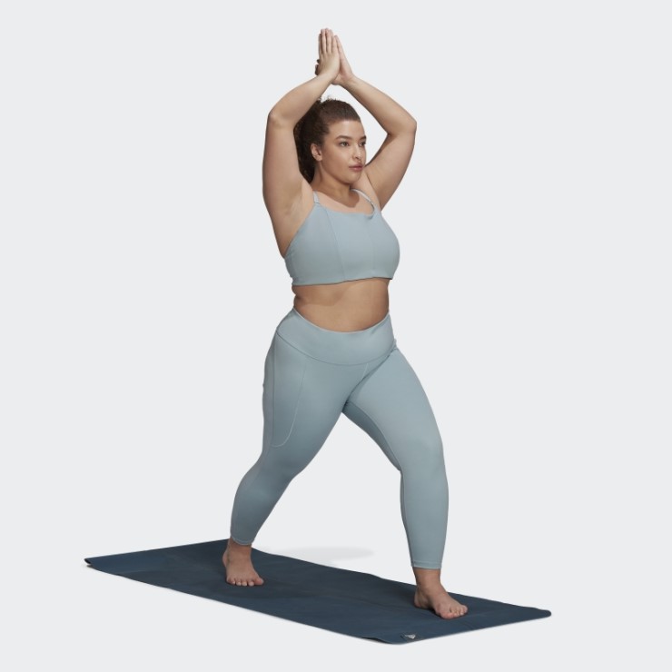 Sujetador Yoga Studio Light-support (tallas Grandes) Gris Adidas