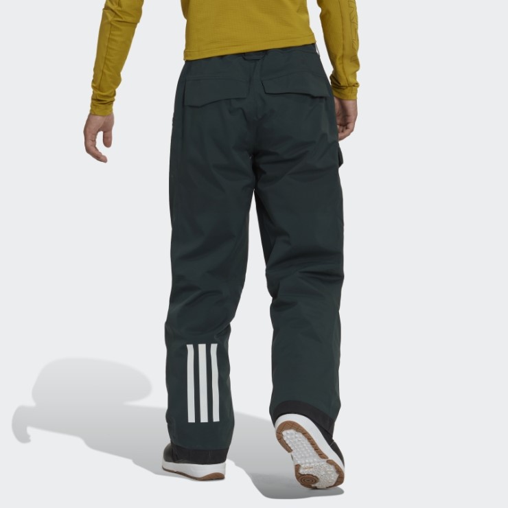 Pantalones De Chándal De Nieve Con Aislamiento De Dos Capas Terrex Resort Adidas Verde