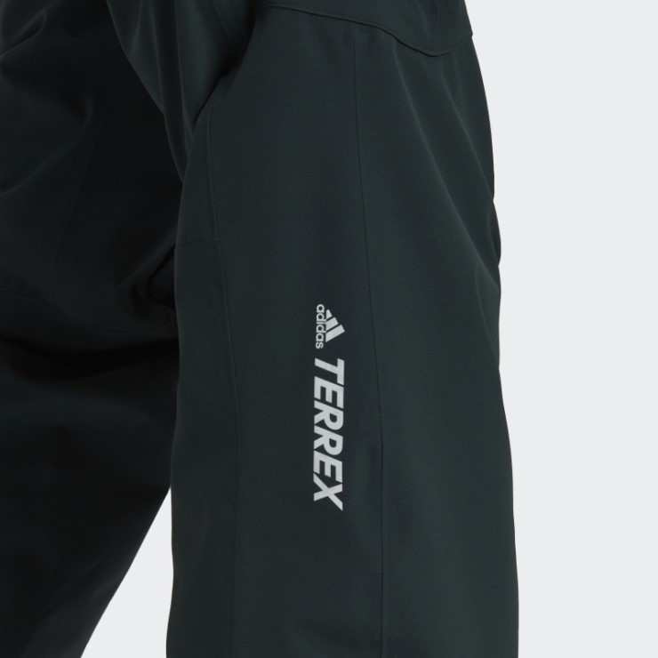 Pantalones De Chándal De Nieve Con Aislamiento De Dos Capas Terrex Resort Adidas Verde