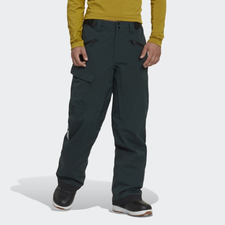 Pantalones De Nieve Aislantes De Dos Capas Verdes Adidas Terrex Resort
