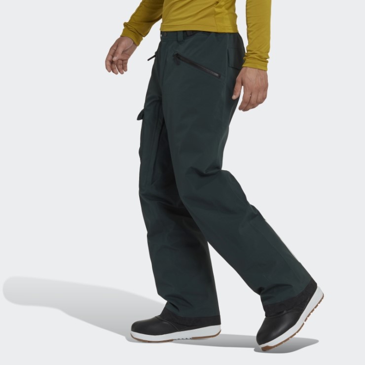 Pantalones De Nieve Aislantes De Dos Capas Verdes Adidas Terrex Resort