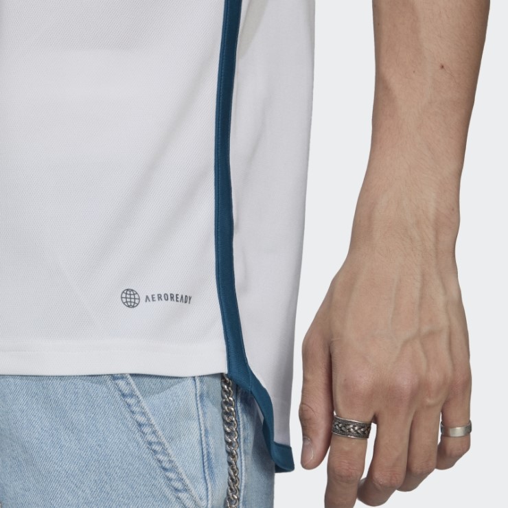 Camiseta Adidas Bosnia 22 Segunda Equipación Blanca