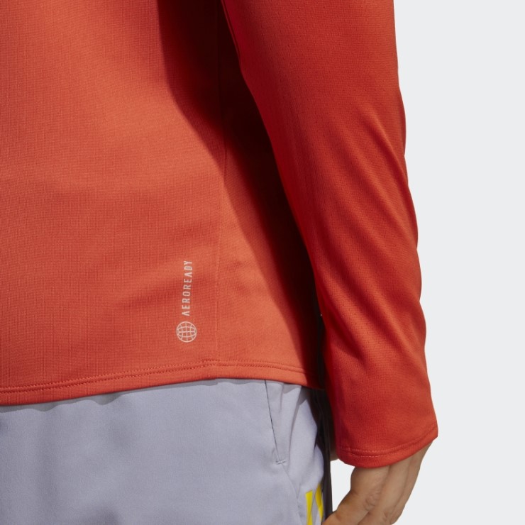 Camiseta Manga Larga Boston Marathon 2023 Adidas Roja