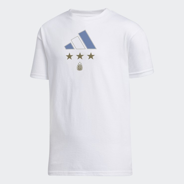 Adidas Argentina 2022 Camiseta Ganadores Blanco