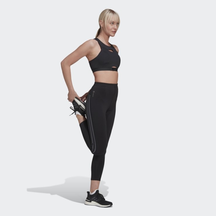 Adidas Run Icons 3 Rayas 7/8 Leggings De Running Negros