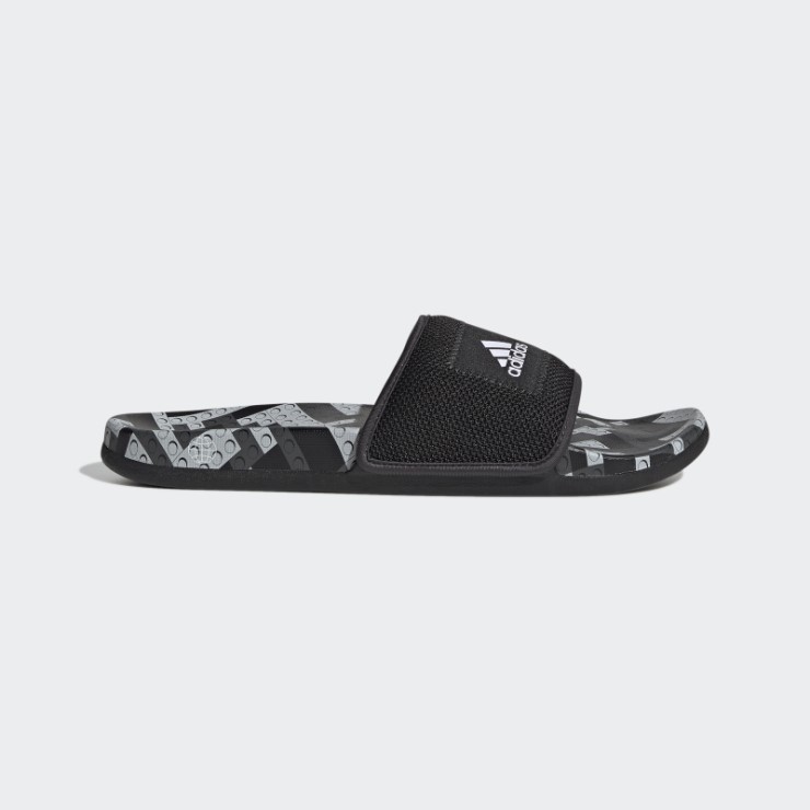 Chanclas Adidas Adilette Comfort X Lego Negras
