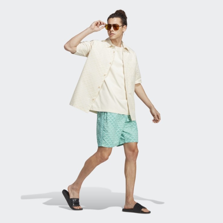 Shorts De Baño Originales Con Monograma St Fade Ocean Adidas