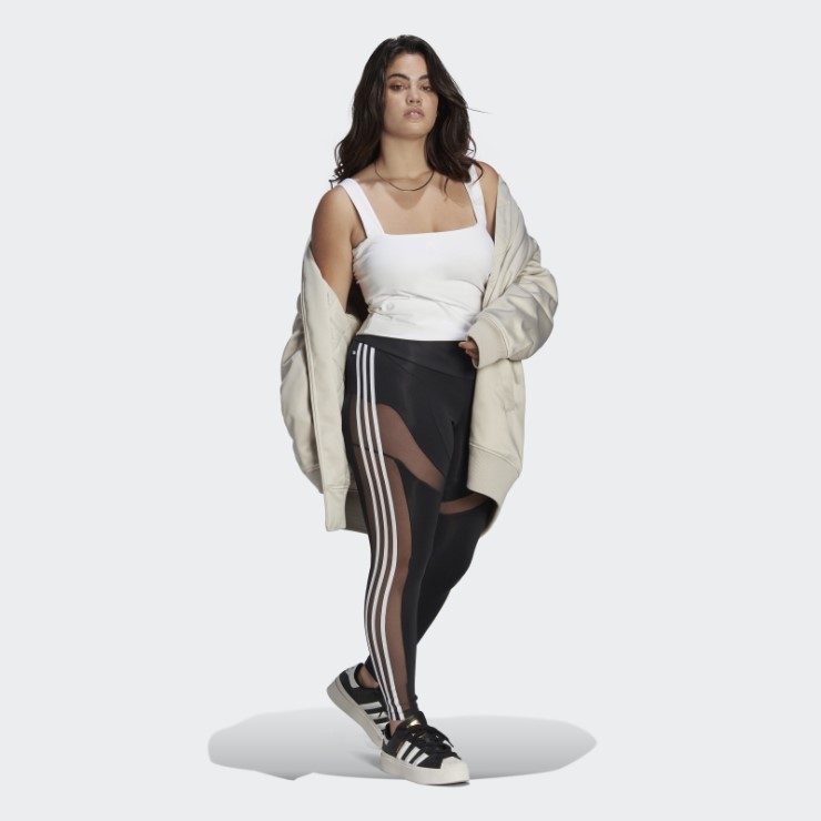 Leggings Center Stage (tallas Grandes) Negro Adidas