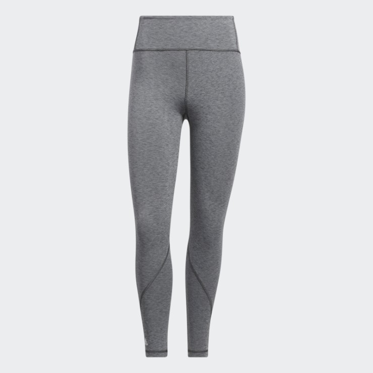 Leggings Adidas Optime Training 7/8 Gris Oscuro Jaspeado