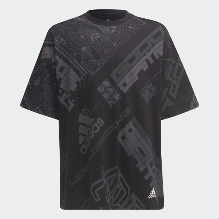 Camiseta Adidas Arkd3 Allover Print Negra