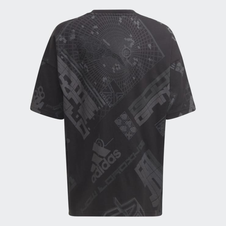Camiseta Adidas Arkd3 Allover Print Negra