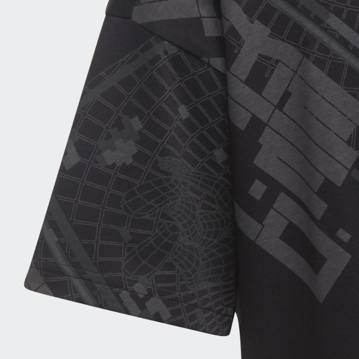 Camiseta Adidas Arkd3 Allover Print Negra