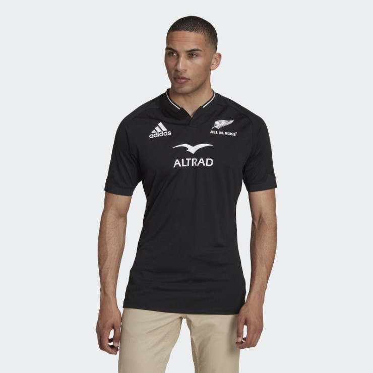 Camiseta Adidas All Blacks Rugby Primera Equipación Blanco Caliente