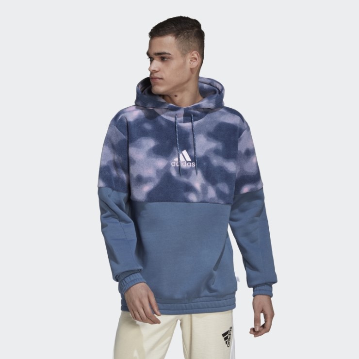 Adidas Sudadera Con Capucha De Forro Polar De Acero