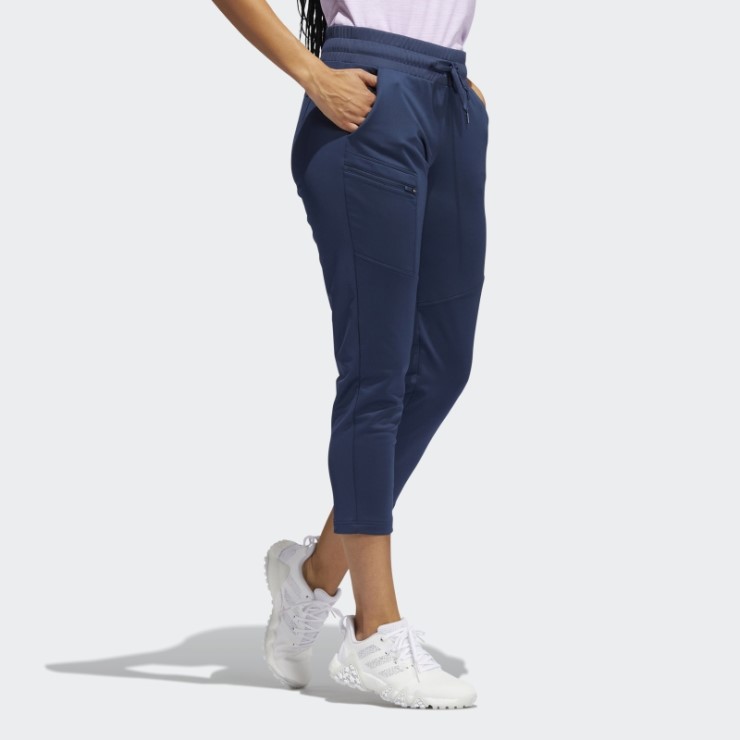 Adidas Pantalones Cargo De Punto De Urdimbre Azul Marino