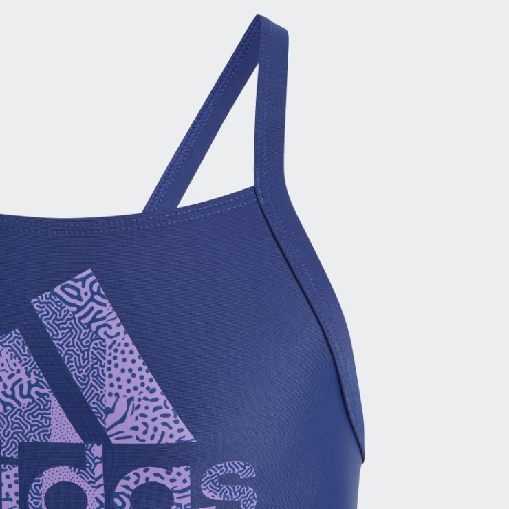 Bañador Adidas Con Logo Grande En Azul Victoria
