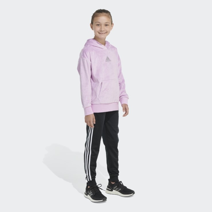 Adidas Acogedora Sudadera Con Capucha De Lana Lila