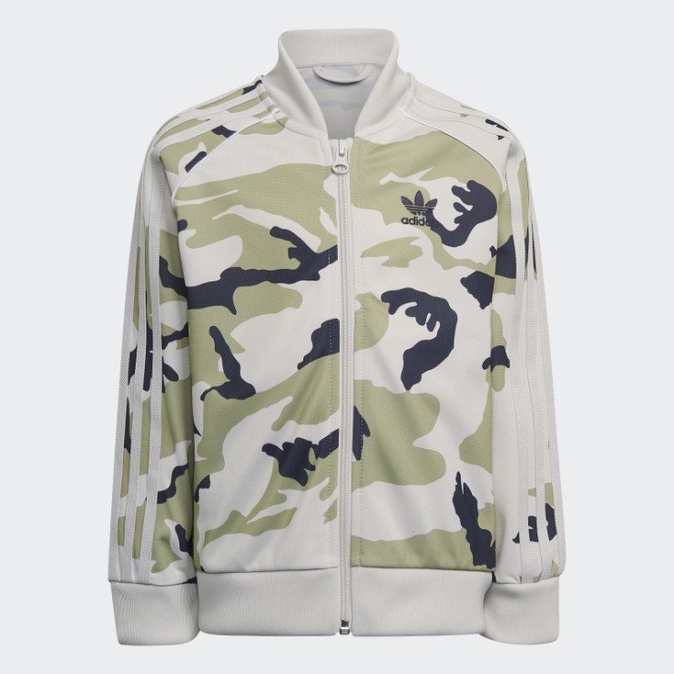 Conjunto Adidas Camo Sst Orbit Gris