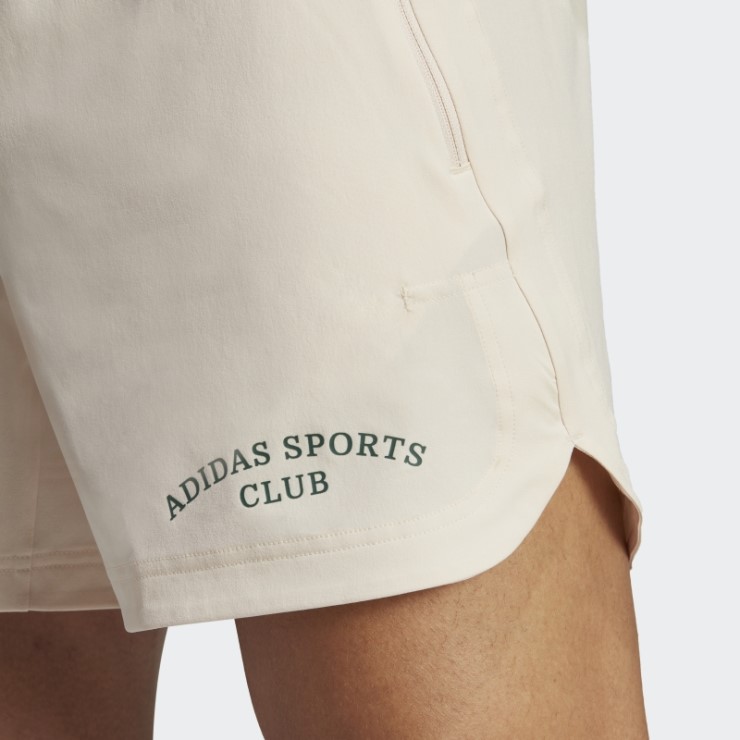Shorts De Lino Adidas Sports Club