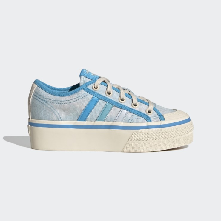 Zapatillas Nizza Plataforma Azul Adidas