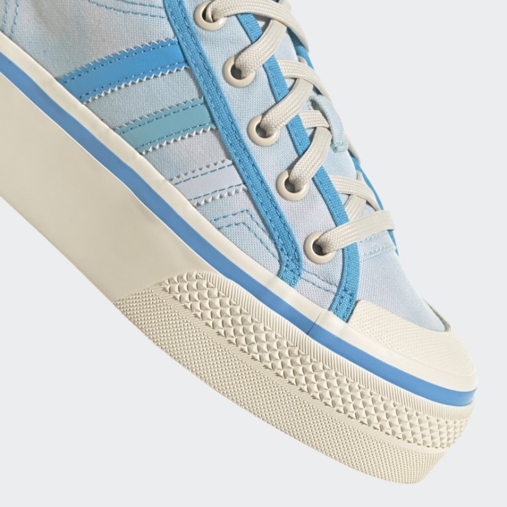 Zapatillas Nizza Plataforma Azul Adidas