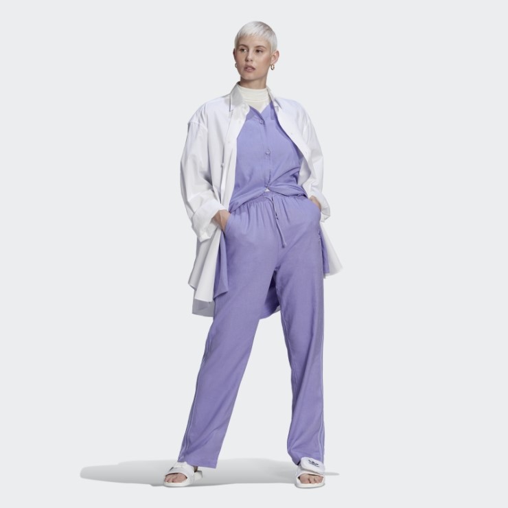 Adidas Vestido De Béisbol De Lino Morado Claro