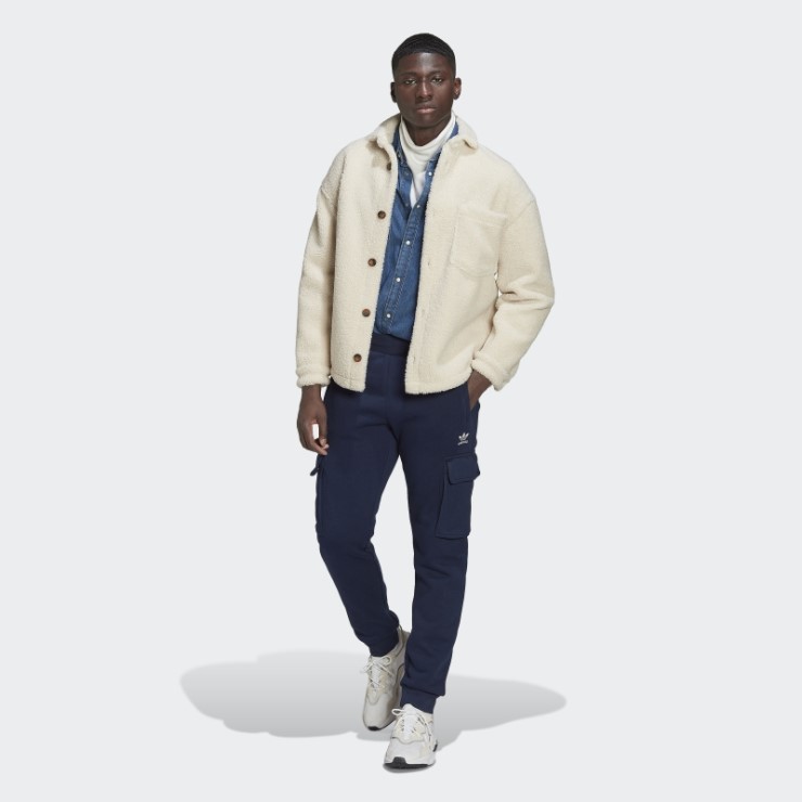 Pantalones Cargo Adidas Adicolor Essentials Trefoil Añil Noche