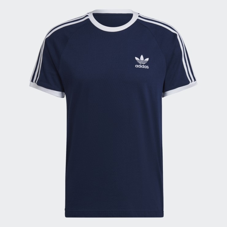Camiseta Adidas Adicolor Classics 3 Rayas Noche índigo