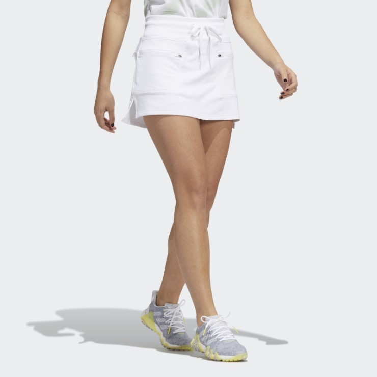 Falda Pantalón De Golf De Punto De Urdimbre Adidas Blanco